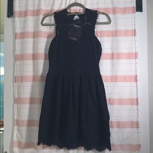 Beautiful navy lace dress, ONLY WORN ONCE